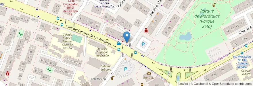 Mapa de ubicacion de Cervecería Don José en İspanya, Comunidad De Madrid, Comunidad De Madrid, Área Metropolitana De Madrid Y Corredor Del Henares, Madrid.