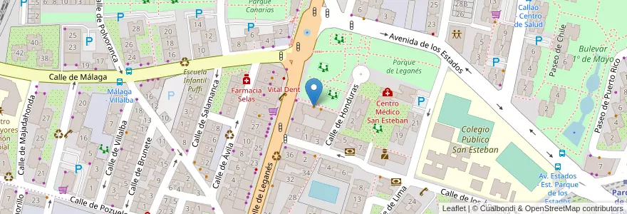 Mapa de ubicacion de Cervecería El Cabral en Spagna, Comunidad De Madrid, Comunidad De Madrid, Área Metropolitana De Madrid Y Corredor Del Henares, Fuenlabrada.