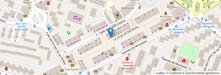 Mapa de ubicacion de Cerveceria Gost en Испания, Мадрид, Мадрид, Área Metropolitana De Madrid Y Corredor Del Henares, Мадрид.