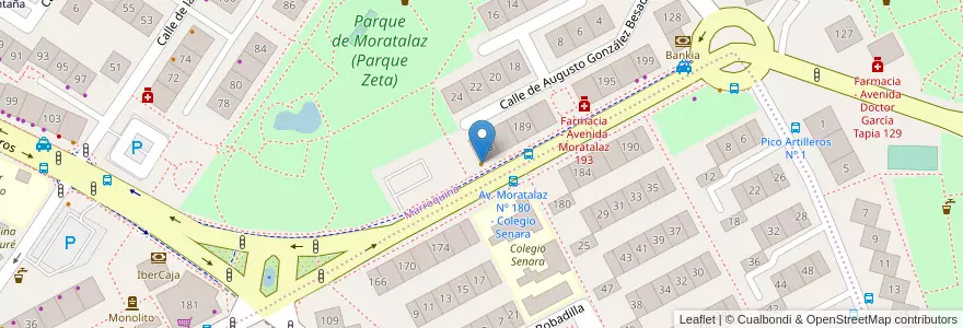 Mapa de ubicacion de Cerveceria La Perla en Испания, Мадрид, Мадрид, Área Metropolitana De Madrid Y Corredor Del Henares, Мадрид.