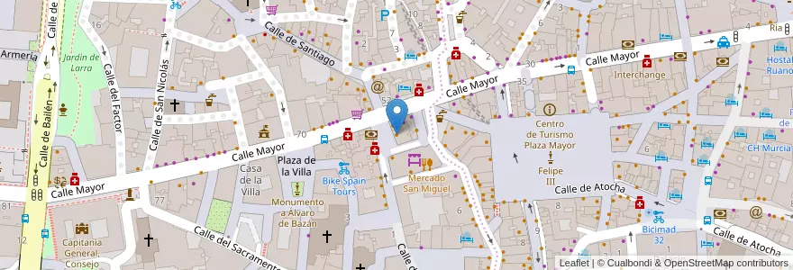 Mapa de ubicacion de Cervecería La Plaza en 西班牙, Comunidad De Madrid, Comunidad De Madrid, Área Metropolitana De Madrid Y Corredor Del Henares, Madrid.