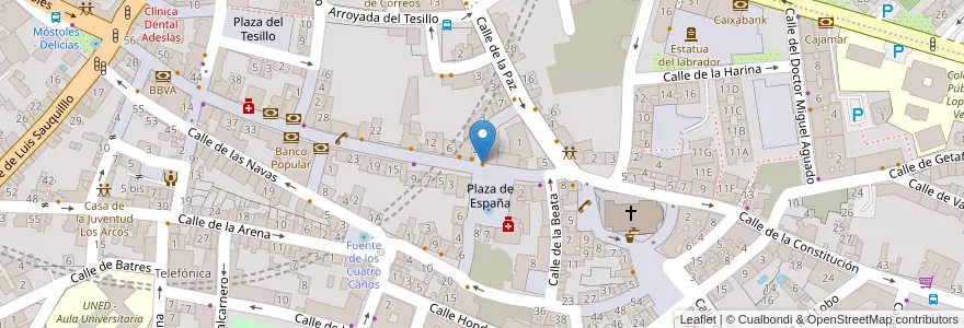 Mapa de ubicacion de Cervecería La Posada en Испания, Мадрид, Мадрид, Área Metropolitana De Madrid Y Corredor Del Henares, Fuenlabrada.