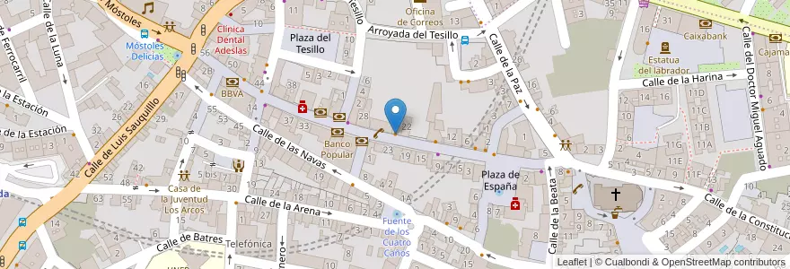 Mapa de ubicacion de Cervecería Mezclas en Spagna, Comunidad De Madrid, Comunidad De Madrid, Área Metropolitana De Madrid Y Corredor Del Henares, Fuenlabrada.