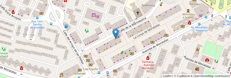 Mapa de ubicacion de Cervecería Mijares en إسبانيا, منطقة مدريد, منطقة مدريد, Área Metropolitana De Madrid Y Corredor Del Henares, مدريد.