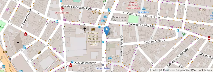 Mapa de ubicacion de Cervecería Padrón en Spain, Community Of Madrid, Community Of Madrid, Área Metropolitana De Madrid Y Corredor Del Henares, Madrid.