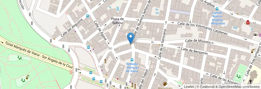 Mapa de ubicacion de Cervecería Peralta en España, Comunidad De Madrid, Comunidad De Madrid, Área Metropolitana De Madrid Y Corredor Del Henares, Madrid.
