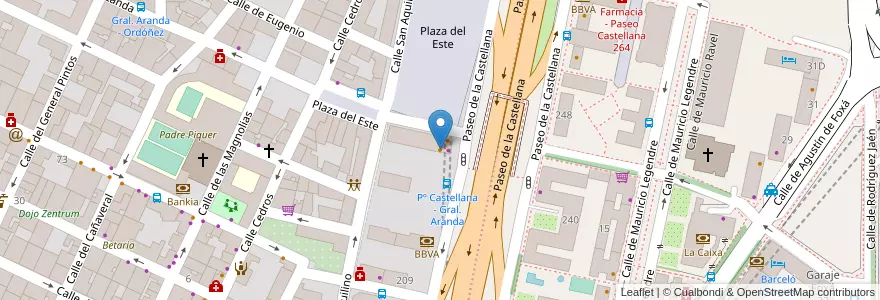 Mapa de ubicacion de Cervecería Puerta de Gredos en Испания, Мадрид, Мадрид, Área Metropolitana De Madrid Y Corredor Del Henares, Мадрид.