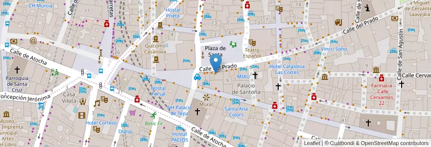 Mapa de ubicacion de Cervecería Santa Ana en Sepanyol, Comunidad De Madrid, Comunidad De Madrid, Área Metropolitana De Madrid Y Corredor Del Henares, Madrid.
