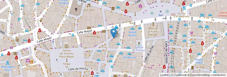 Mapa de ubicacion de Cervecería Sol Mayor en Spanien, Autonome Gemeinschaft Madrid, Autonome Gemeinschaft Madrid, Área Metropolitana De Madrid Y Corredor Del Henares, Madrid.