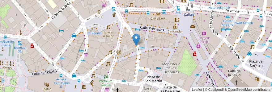Mapa de ubicacion de Cervercería Erte en Sepanyol, Comunidad De Madrid, Comunidad De Madrid, Área Metropolitana De Madrid Y Corredor Del Henares, Madrid.