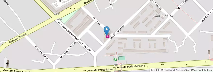 Mapa de ubicacion de CeSAC Nº 20, Flores en Arjantin, Ciudad Autónoma De Buenos Aires, Buenos Aires.