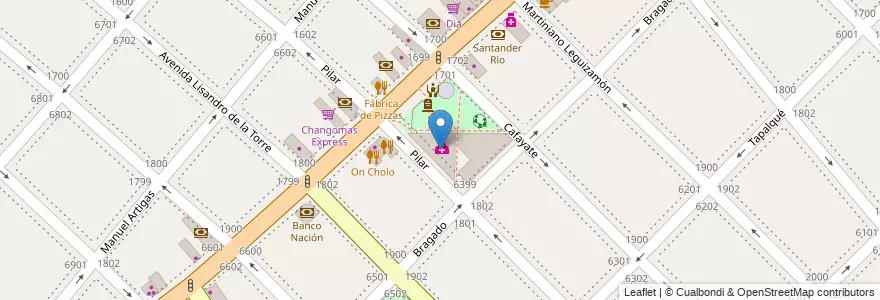 Mapa de ubicacion de CeSAC Nº 4, Mataderos en Argentinien, Ciudad Autónoma De Buenos Aires, Comuna 9, Buenos Aires.