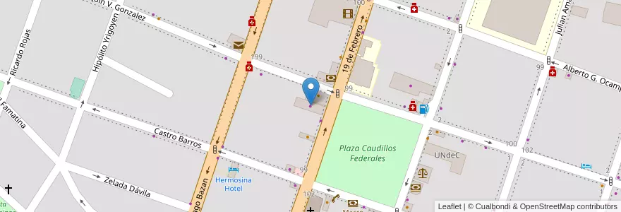 Mapa de ubicacion de Cetrogar en アルゼンチン, ラ・リオハ州, Departamento Chilecito, Chilecito.
