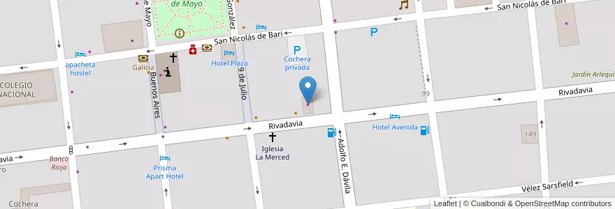 Mapa de ubicacion de Cetrogar Motos en アルゼンチン, ラ・リオハ州, Departamento Capital, La Rioja.