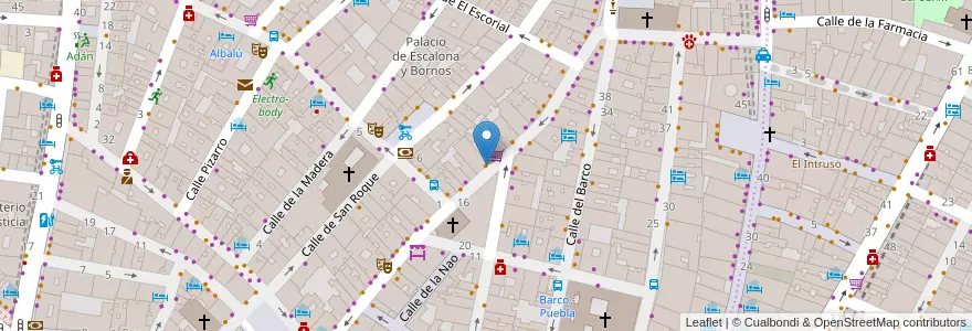 Mapa de ubicacion de Ceviche en España, Comunidad De Madrid, Comunidad De Madrid, Área Metropolitana De Madrid Y Corredor Del Henares, Madrid.