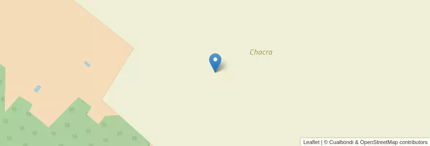 Mapa de ubicacion de Chacra en Argentina, Provincia Di Buenos Aires, Partido De Alberti.