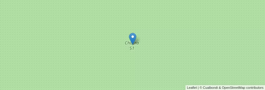 Mapa de ubicacion de Chacra 51 en الأرجنتين, تشيلي, ريو نيغرو, Municipio De Allen, Departamento General Roca.