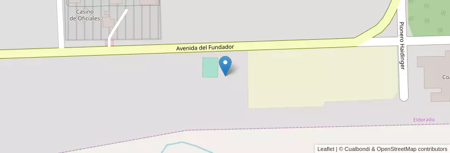 Mapa de ubicacion de Chacra La Momo en アルゼンチン, ミシオネス州, Departamento Eldorado, Municipio De Eldorado, Eldorado.