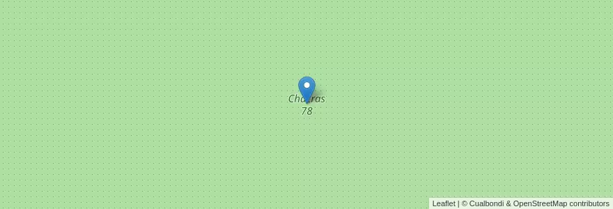 Mapa de ubicacion de Chacras 78 en الأرجنتين, تشيلي, ريو نيغرو, Municipio De Allen, Departamento General Roca.