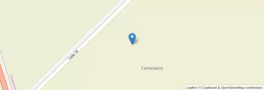 Mapa de ubicacion de Chacras Centenario en آرژانتین, شیلی, استان نئوکن, Departamento Confluencia, Centenario, Centenario.