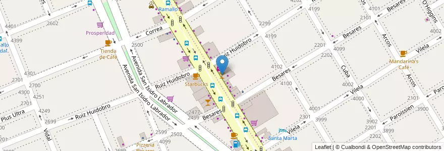 Mapa de ubicacion de Chaplin Bar, Nuñez en アルゼンチン, Ciudad Autónoma De Buenos Aires, ブエノスアイレス, Comuna 13.
