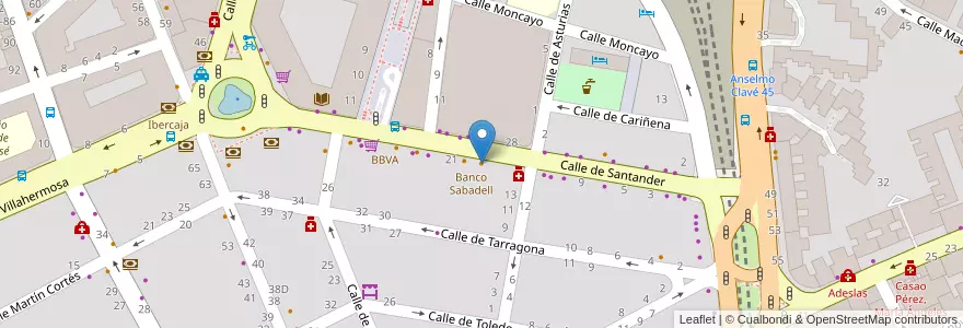 Mapa de ubicacion de Charli Doner Kebab en Espanha, Aragão, Saragoça, Zaragoza, Saragoça.