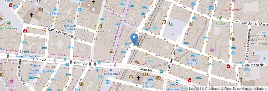 Mapa de ubicacion de Charlotte en إسبانيا, منطقة مدريد, منطقة مدريد, Área Metropolitana De Madrid Y Corredor Del Henares, مدريد.