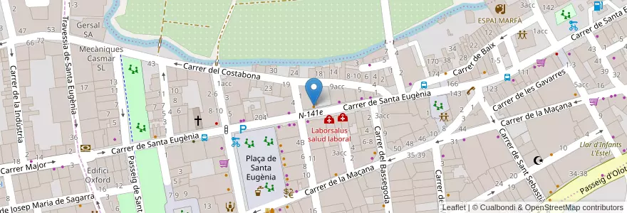 Mapa de ubicacion de Charly en Spagna, Catalunya, Girona, Gironès, Girona.