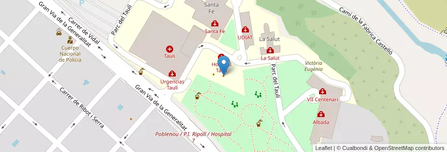 Mapa de ubicacion de Charly Blues en Espanha, Catalunha, Barcelona, Vallès Occidental, Sabadell.