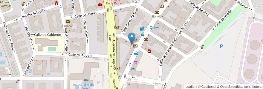 Mapa de ubicacion de Charly's en إسبانيا, منطقة مدريد, منطقة مدريد, Área Metropolitana De Madrid Y Corredor Del Henares, مدريد.