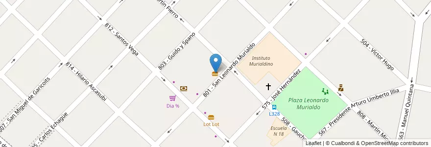Mapa de ubicacion de Che Lagarto en Arjantin, Buenos Aires, Partido De Tres De Febrero, Villa Bosch.