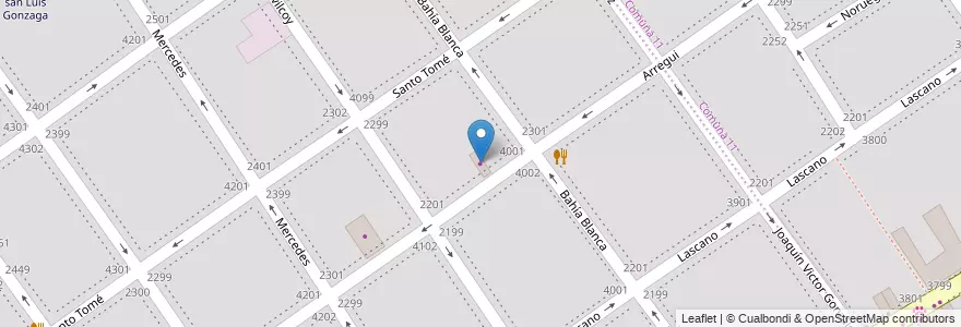 Mapa de ubicacion de Check Oil, Monte Castro en アルゼンチン, Ciudad Autónoma De Buenos Aires, ブエノスアイレス, Comuna 10, Comuna 11.