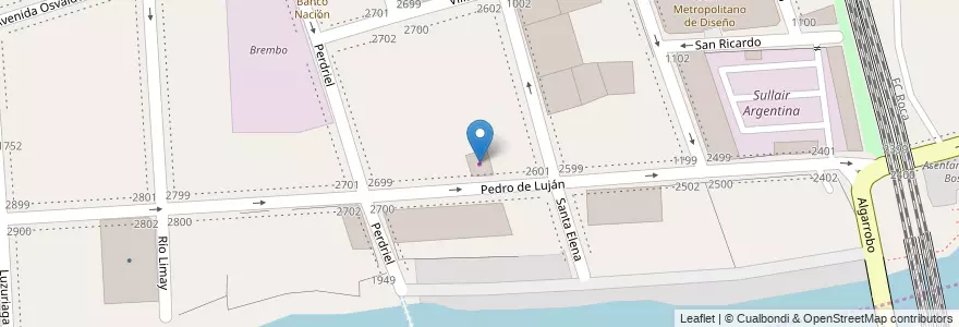 Mapa de ubicacion de Chevallier, Barracas en Argentinien, Ciudad Autónoma De Buenos Aires, Partido De Avellaneda, Comuna 4, Buenos Aires.