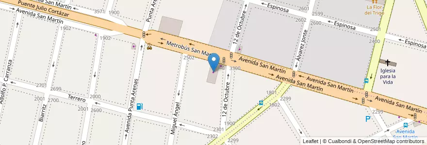 Mapa de ubicacion de Chevrolet, La Paternal en Argentina, Ciudad Autónoma De Buenos Aires, Buenos Aires.