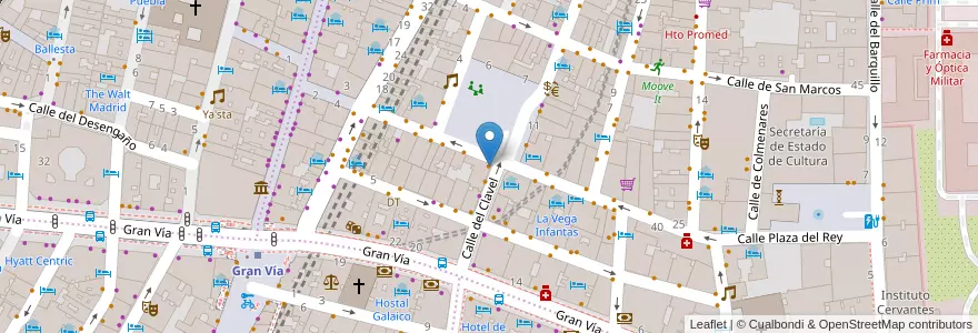 Mapa de ubicacion de Chi Dim Sum en إسبانيا, منطقة مدريد, منطقة مدريد, Área Metropolitana De Madrid Y Corredor Del Henares, مدريد.