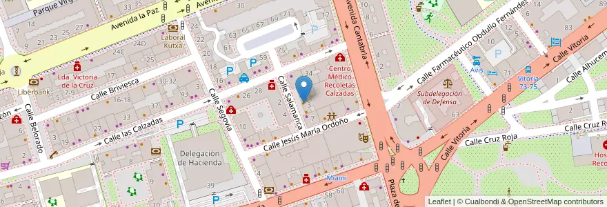 Mapa de ubicacion de Chic en スペイン, カスティーリャ・イ・レオン州, Burgos, Alfoz De Burgos, Burgos.