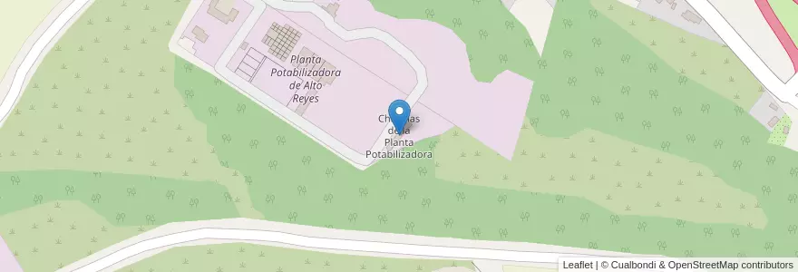 Mapa de ubicacion de Chicanas de la Planta Potabilizadora en Argentine, Jujuy, Departamento Doctor Manuel Belgrano, Municipio De San Salvador De Jujuy.