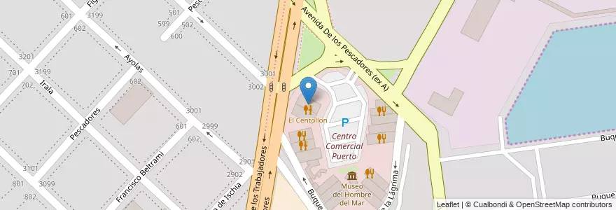 Mapa de ubicacion de Chichilo en Arjantin, Buenos Aires, Partido De General Pueyrredón, Mar Del Plata.
