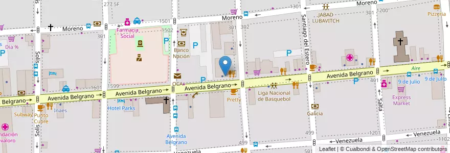 Mapa de ubicacion de Chichos, Montserrat en آرژانتین, Ciudad Autónoma De Buenos Aires, Comuna 1, Buenos Aires.
