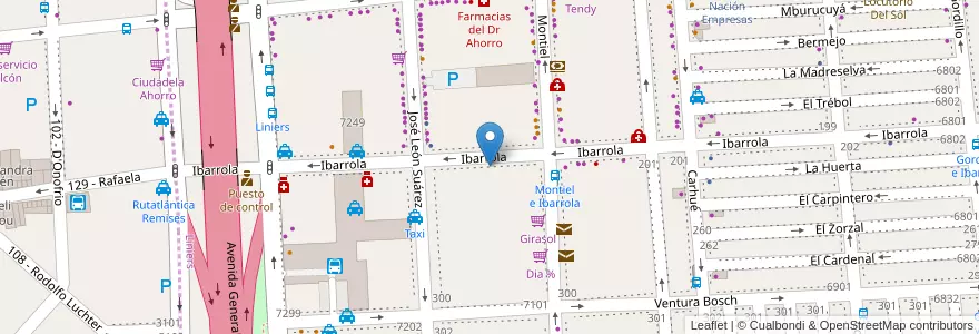 Mapa de ubicacion de Chiken Valley, Liniers en Аргентина, Буэнос-Айрес, Comuna 9, Буэнос-Айрес.