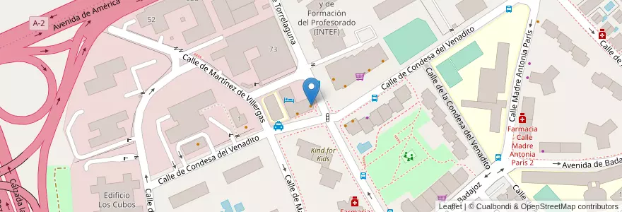 Mapa de ubicacion de Chin Chin Wok & Grill en إسبانيا, منطقة مدريد, منطقة مدريد, Área Metropolitana De Madrid Y Corredor Del Henares, مدريد.