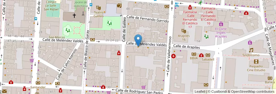Mapa de ubicacion de Chincha International en Sepanyol, Comunidad De Madrid, Comunidad De Madrid, Área Metropolitana De Madrid Y Corredor Del Henares, Madrid.