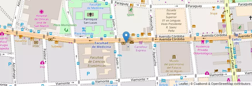 Mapa de ubicacion de Chioco, Balvanera en Arjantin, Ciudad Autónoma De Buenos Aires, Buenos Aires.