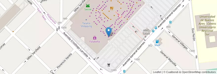 Mapa de ubicacion de Chippy Rides en Argentinië, Buenos Aires, Partido De Avellaneda, Avellaneda.