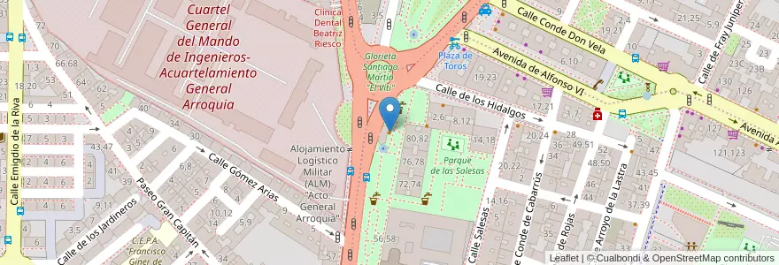 Mapa de ubicacion de Chiqui Bar en Испания, Кастилия И Леон, Саламанка, Campo De Salamanca, Саламанка.