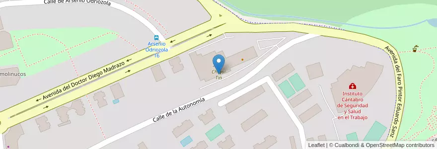 Mapa de ubicacion de Chiqui Tin en Испания, Кантабрия, Кантабрия, Santander, Santander.
