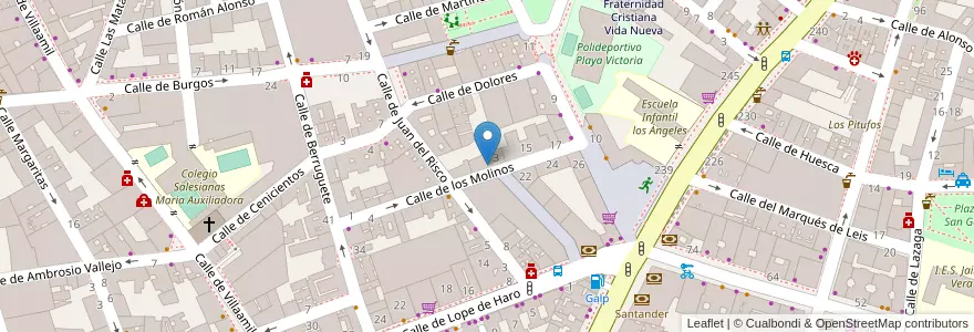 Mapa de ubicacion de Chiquitín en 스페인, Comunidad De Madrid, Comunidad De Madrid, Área Metropolitana De Madrid Y Corredor Del Henares, 마드리드.