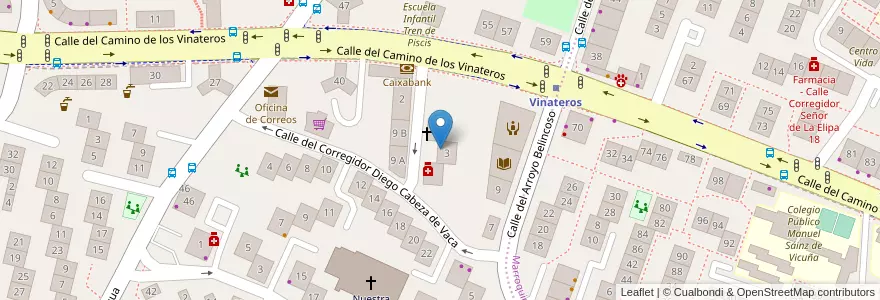 Mapa de ubicacion de Chiquitín Moratalaz en 스페인, Comunidad De Madrid, Comunidad De Madrid, Área Metropolitana De Madrid Y Corredor Del Henares, 마드리드.