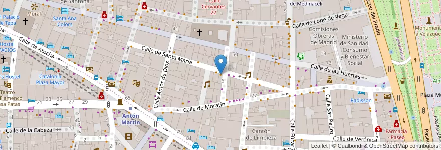 Mapa de ubicacion de Chocolat en إسبانيا, منطقة مدريد, منطقة مدريد, Área Metropolitana De Madrid Y Corredor Del Henares, مدريد.