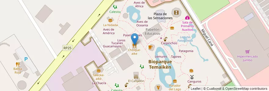 Mapa de ubicacion de Choique-aike en Argentinien, Provinz Buenos Aires, Partido De Escobar, Belén De Escobar.